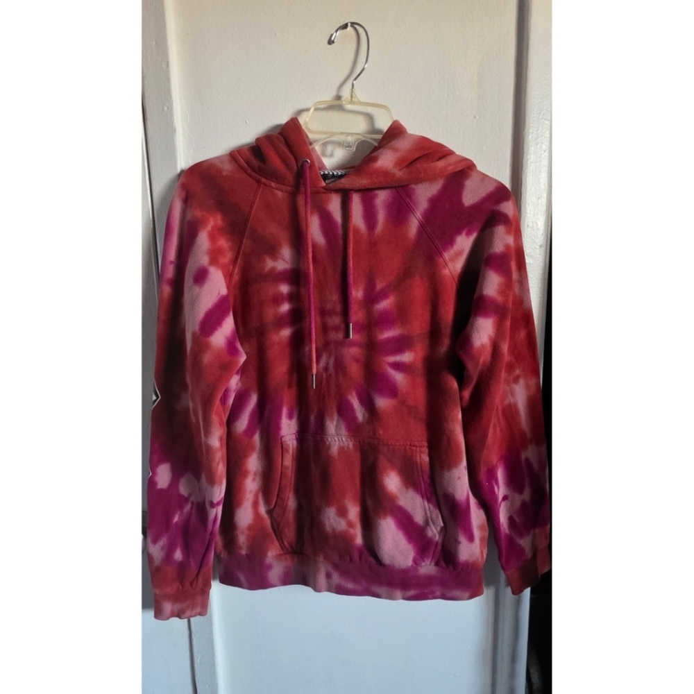 VOLCOM womens  Red and Pink Tie-Dye Apparel